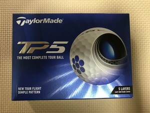 新品　TaylorMade/テーラーメイド TP5 ゴルフ ボール 1ダース 12球入り