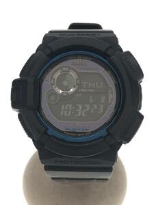 CASIO◆ソーラー腕時計/G-SHOCK/デジタル/ラバー/BLK/BLK/GW-9330B-1JR