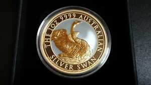 スワン・ゴールドルテニウムコイン (シルバープルーフ) 100枚限定品 003/100 オーストラリア 2020年発行