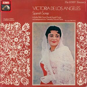 英LP Victoria De Los Angeles Sings Spanish Songs HLM1435871 HIS MASTER