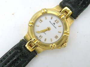 1円■ジャンク■ モーリスラクロア シルバー クオーツ レディース 腕時計 M43307