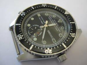 【YT-B37-65】SEIKO/セイコー 8M26-600A AVENUE、アベニュー 2針QZ 黒文字盤 ALARM CHRONOGRAPH TIMER フェイスのみ ジャンク品