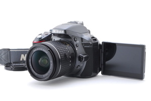 Nikon ニコン D5300 グレー レンズキット 新品SD32GB付き ショット数1196回