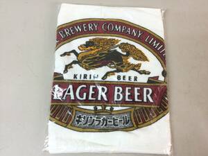 ★ 未使用 キリンラガービール グッズ ラガー ビール スポーツタオル キリン 麒麟 KIRIN LAGER BEER コレクション 綿100％ 日本製