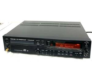 動作OKTASCAM タスカム説明書リモコン CD-RW900MKⅡ 現状品 業務用 CDレコーダー 2016年製 音響機器機材 レコーディングオーディオ機器カyg