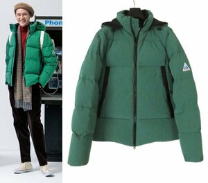 定価6.6万 CAPE HEIGHTS NEWFANE JACKET S ケープハイツ ニューフェイン フード ダウンジャケット スプルース グリーン系