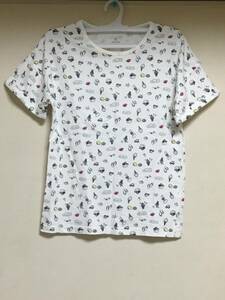 女の子用　ファンシープリント半袖Tシャツ　サイズ160 美品