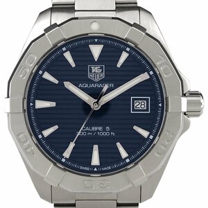 タグホイヤー TAG HEUER アクアレーサー WAY2112 腕時計 SS 自動巻き ブルー メンズ 【中古】