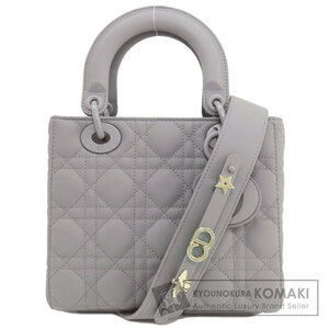 CHRISTIAN DIOR クリスチャンディオール レディディオールミニ 2WAY ハンドバッグ カーフ レディース 中古