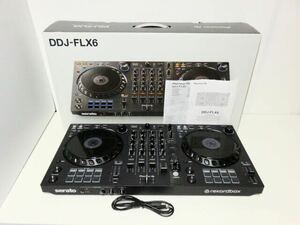 PIONEER パイオニア DJ DDJ-FLX6 4デッキ Rekordbox and Serato DJ コントローラー