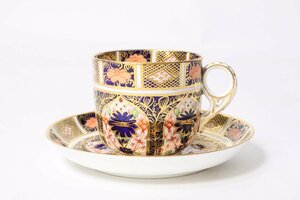 アンティークロイヤルクラウンダービー 伊万里写 カップ＆ソーサー / RoyalCrownDerby C/S imari オールドイマリ