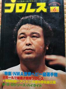 入手困難　プロレス昭和54年6月号　猪木メヒコ遠征記vsカネックNWF　第2回MSGハンセンアンドレブリスコ　NWAレイス来日　原Jr奪取　長州　