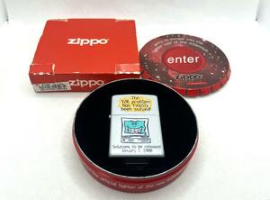 未使用 ZIPPO ジッポー ミレニアム Y2K コンピューター問題 ライター ケース付き