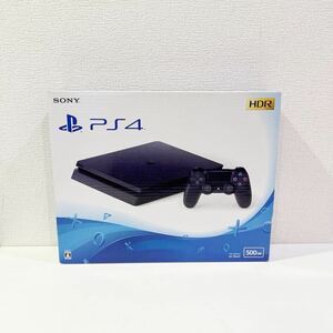 【通電確認済み】 SONY ソニー PlayStation4 CUH2200AB01 ジェットブラック 500GB 本体 プレイステーション4 100サイズ（426）