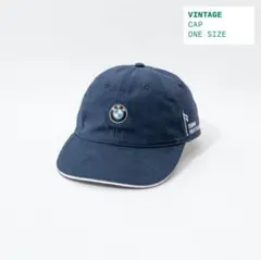BMW キャップ 6パネル 刺繍 ヴィンテージ 企業 古着 帽子 ロゴ