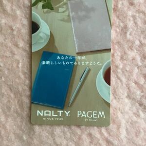 ミニミニカレンダー　2019 手帳　nolty pagem