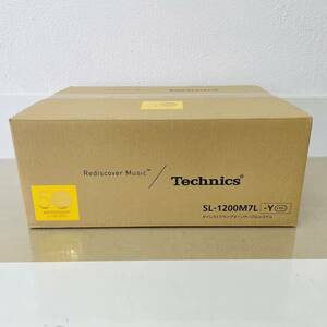 新品未使用　　50周年記念モデル　Technics　テクニクス　SL-1200M7L-Y　2022年製　ターンテーブル　　i17243　140サイズ発送