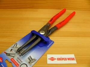 クニペックス 穴用スナップリングプライヤー φ85～140mm *KNIPEX 4811-J4