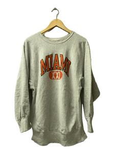 Champion◆90s/VINTAGE/リバースウィーブ/MIAMI/スウェット/XL/コットン/GRY