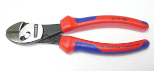 新品 送料無料 KNIPEX ツインフォースニッパー 7372-180 クニペックス コンフォートハンドル ニッパ