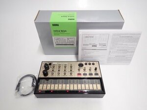 良品 KORG VOLCA KEYS コルグ アナログポリフォニックシーケンサー アナログループシンセサイザー 説明書/元箱付 ∬ 6E2C1-5