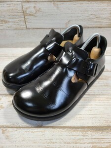 BIRKENSTOCK/ビルケンシュトック ロンドン LONDON レザー 黒 サンダル メンズ 25cm 39