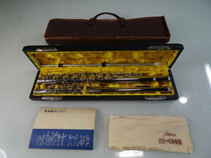 NIKKAN/ニッカン　ヤマハ　フルート FL-23　カレッジモデル　日本製　昭和レトロ　アンティーク　当時物　中古　ビンテージ楽器