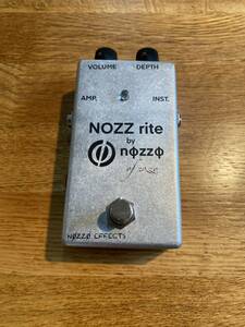 1円スタート！NOZZO EFFECTS NOZZ rite ファズライト　クローン　fuzz rite ゲルマニウムトランジスタ　フルシアンテ⑤