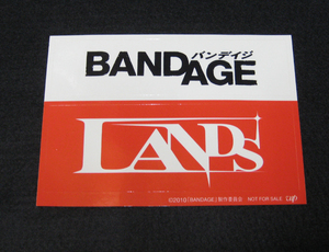 赤西仁 主演『BANDAGEバンデイジ』初回DVD購入特典ステッカー 非売品 未使用