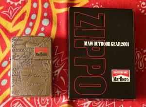 Marlboro Zippo MAW OUTDOOR GEAR 2001 マルボロ ジッポー ライター (未使用品)