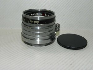 Nippon kogaku NIKKOR-H.C 5cm f/2 レンズ