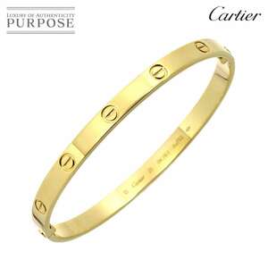 カルティエ Cartier ラブ ブレス #20 K18 YG イエローゴールド 750 ブレスレット バングル Love Bracelet 【証明書付き】 90227537