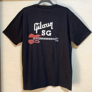 UNIQLO(ユニクロ) MEN ザ・ブランズ ギブソン ギターズ UT グラフィック Tシャツ レギュラーフィット SG 黒色 XLサイズ 未着用 人気完売品