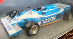 スパークモデル 1/43 リジェ・JS9・マトラ 1978 モナコGP ジャック.ラフィット spark Jacques.Laffite Monaco GP Ligier・Gitans・Matra