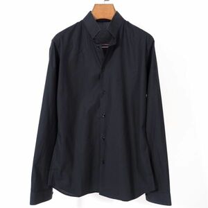 4-SC013 ディオールオム DIOR HOMME 04SS エディ期 シャツ ブラック コットン 40 メンズ