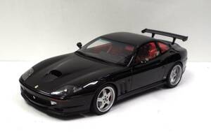 【GTスピリット】1/18 フェラーリ F550 クーペ ケーニッヒスペシャル 1997年 ブラック（限定生産商品№ GTS336)レジン製のミニカー