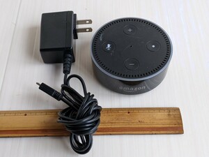 通電のみ確認 Amazon Alexa アマゾン アレクサ ブラック RS03QR ホームスピーカー