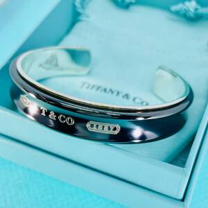 ティファニー チタン ナロー カフ 1837 ブレスレット ブラック TIFFANY&Co.★699