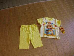 アンパンパン半袖パジャマ（80ｃｍ）黄色