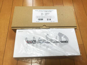 【美品・キートップは未使用】1,250台限定販売 HHKB Profesiional HYBRID Type-S 雪 PD-KB820YS / 300セット限定販売 純正無刻印キートップ