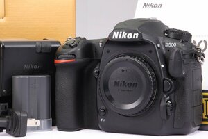 【 良品 | 動作保証 】 Nikon D500 ボディ 【 シャッター数 過多 | バッテリー劣化なし | ストラップ未使用 】