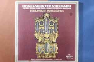 LP ヴァルハ／THE EARLY GERMAN ORGAN SCHOOL【2565 086-89】(4枚組)(旧西独盤)○超音波洗浄済