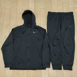 NIKE ナイキ ジャージ パンツ ジョガー ジャケット セットアップ 上下 黒 ブラック XL