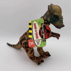 Jurassic Park Lost World Bend-A-Saur ジュラシックパーク ぬいぐるみ パキケファロサウルス フィギュア 1997 ヴィンテージ レトロ 恐竜