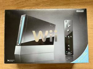 【新品・未使用】Nintendo Wii 本体 ブラック Wiiリモコンプラス付き 任天堂 ニンテンドー 黒 未開封