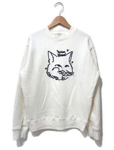 MAISON KITSUNE メゾンキツネ トレーナー スウェット 白 ホワイト ユニセックス 新品未使用 タグ付き パーカー メンズ レディース XSサイズ