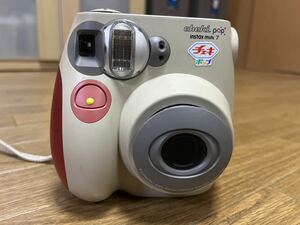 ジャンク★cheki pop instax mini 7 インスタントカメラ チェキポップ 富士フィルム FUJIFILM 