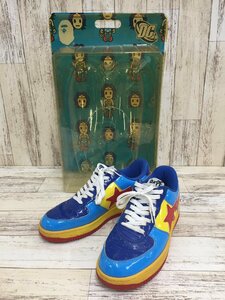 149B A BATHING APE BAPESTA ベイプスタ DC ワンダーウーマン アメコミ スニーカー【中古】