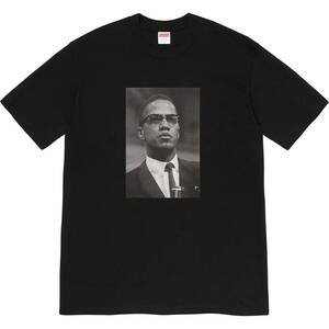  【新品】 22ss Supreme Malcolm X Tee ブラック　Lサイズ　シュプリーム マルコム Tシャツ ボックス