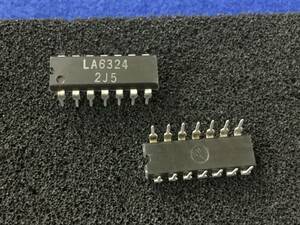 LA6324【即決即送】三洋　クワッドOPアンプ IC [190TpK/276809M] Sanyo QUAD OP Amplifier　2個セット